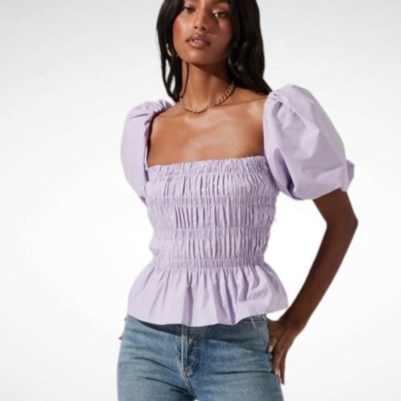 ASOS Tops - ASTR Savina puff sleeve top